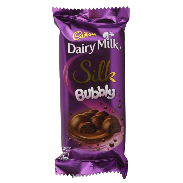cadbury dairy milk silk bubbly